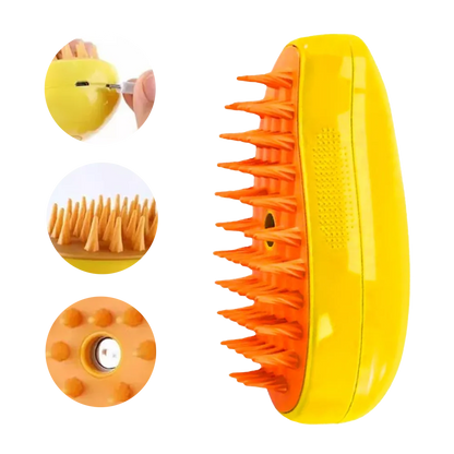 CEPILLO PARA MASCOTAS A VAPOR SUEAVE Y QUITA PELUSA